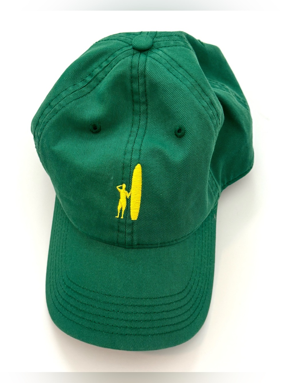 johnnie-O Green Surfer Logo Dad Hat Cap - Adjustable Strapback